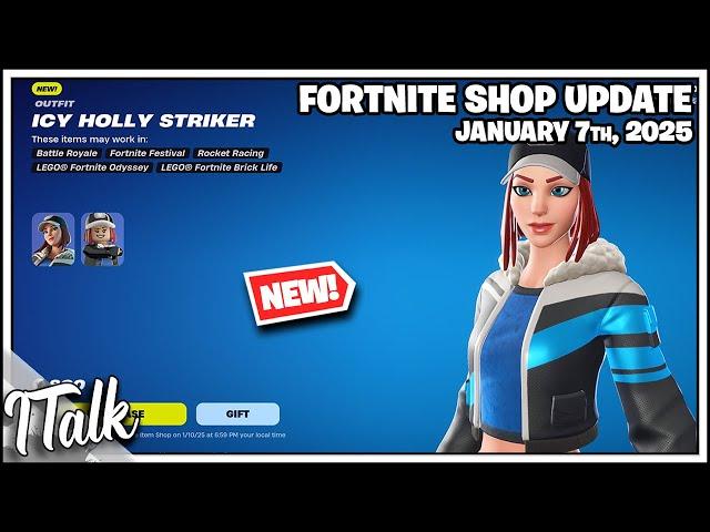 *NEW* ICY HOLLY STRIKER SKIN! Fortnite Item Shop [January 7th, 2025] (Fortnite Chapter 6)