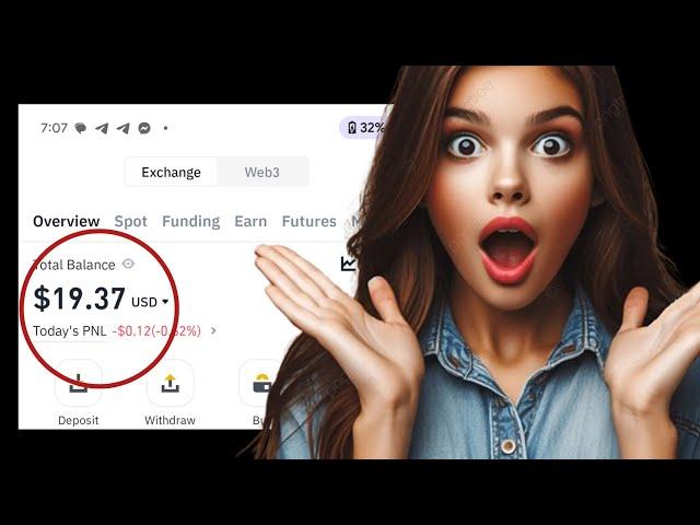 CLAIM 19$ ON BINANCE FOR FREE | EARNING TRICKS 2024 | NO INVESTMENT REQUIRED | MAKE MONEY ONLINE
