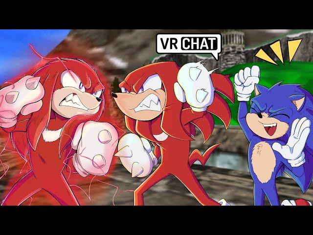 Movie Knuckles Encounters ANOTHER Knuckles?! (VR Chat)