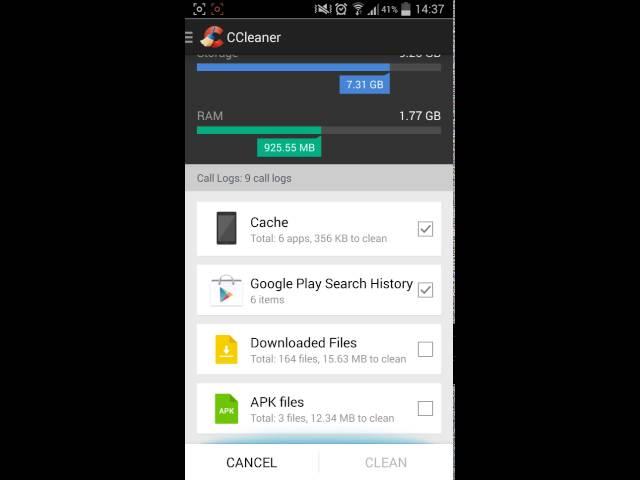 CCleaner review - android