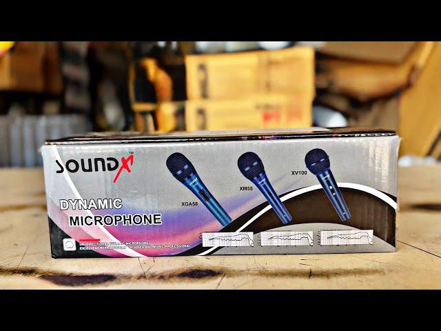 SOUND X XGA 58 WIRED MIC UNBOXING & REVIEW