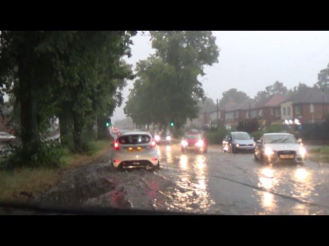 1st August 2024 - Torrential storms around Leicestershire