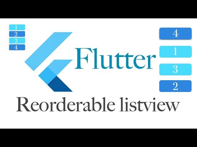 Re orderable ListView | Flutter