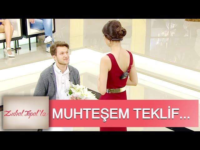 Zuhal Topal'la  17. Bölüm (HD) | Erkan'dan Zahra'ya Canlı Yayında Evlenme Teklifi!