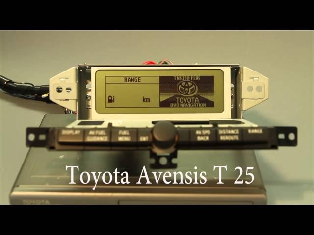 Toyota Avensis T25 Multi-Informationsdisplay Navigation / Reparatur / Meisterhand-Service