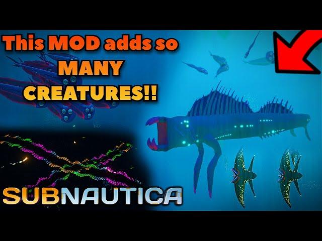 This MOD adds 19 NEW CREATURES, including a LEVIATHAN!