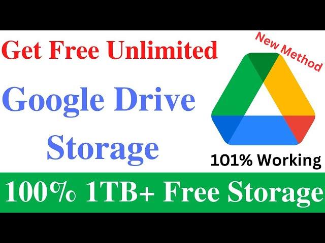 Get Unlimited Google Drive Storage For Free 2023। Unlimited Lifetime GDrive Storage | 101% Working