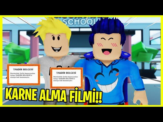 MAVİ VE MEMATİ KARNE ALIYOR FİLMİ  Roblox Brookhaven