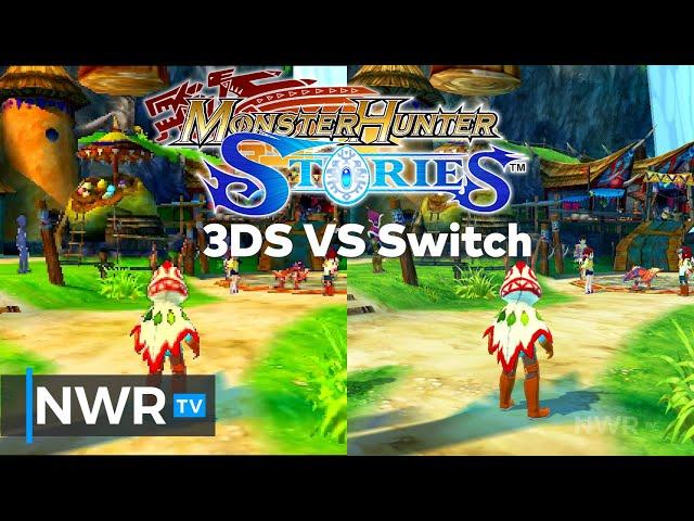 Monster Hunter Stories - Switch VS 3DS - Technical Review - Frame Rate & Resolution