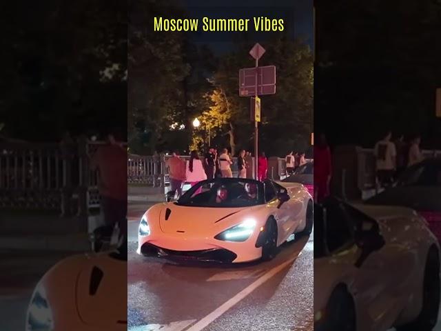 Exciting Magic of Moscow city's Summer Vibes - Beautiful Girls #girl #cars #shorts