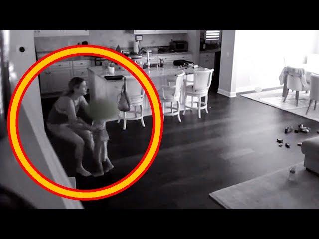 Babysitter Hears Noise Upstairs So Dad Checks Hidden Camera And Captures A Nightmare In His Kitchen