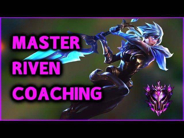 MASTER RIVEN COACHED BY CHALLENGER - How to Top Lane Season 13 - Eagz Challenger Coaching