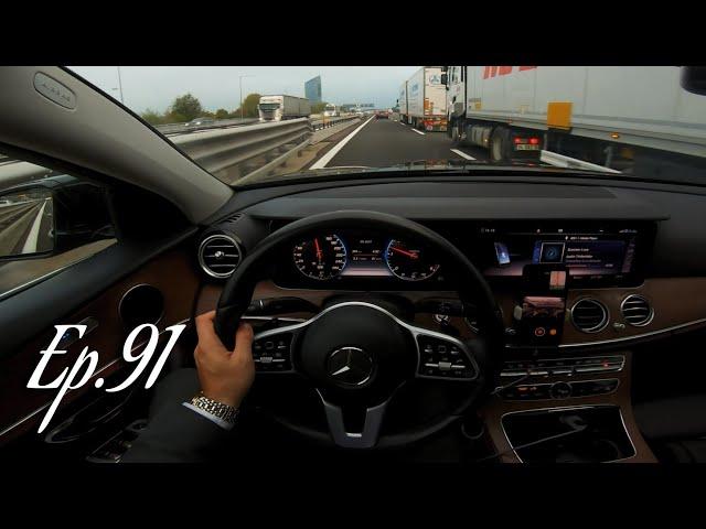 GoPro | Cloudy afternoon | Mercedes-Benz E220d W213 | POV Driving - Ep.91
