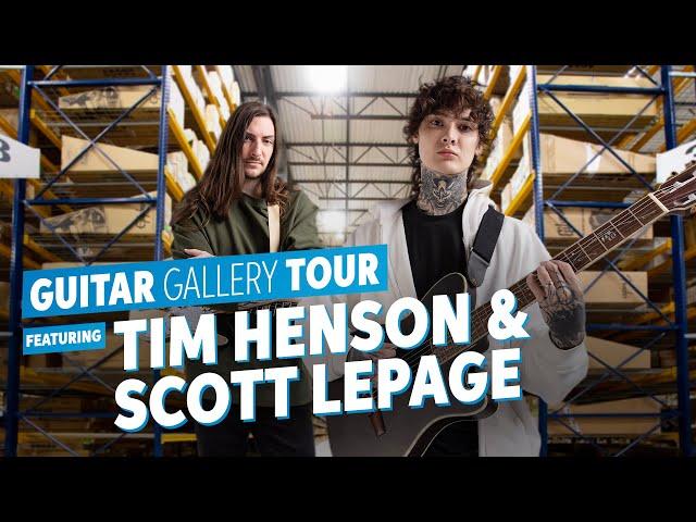 Polyphia’s Tim Henson & Scott LePage Explore Sweetwater’s Guitar Gallery