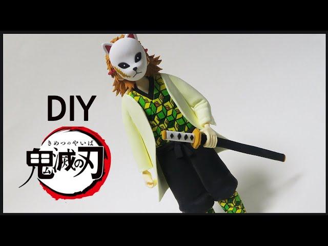 Making Sabito Demon slayer(Kimetsu no yaiba)/clay tutorial/DIY