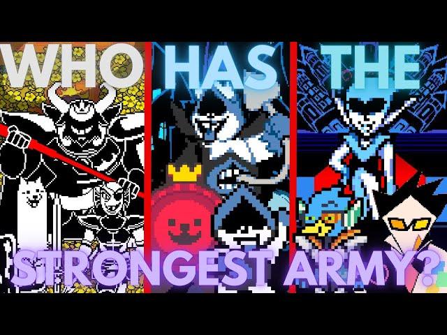 Which Undertale & Deltarune Army Is The STRONGEST?