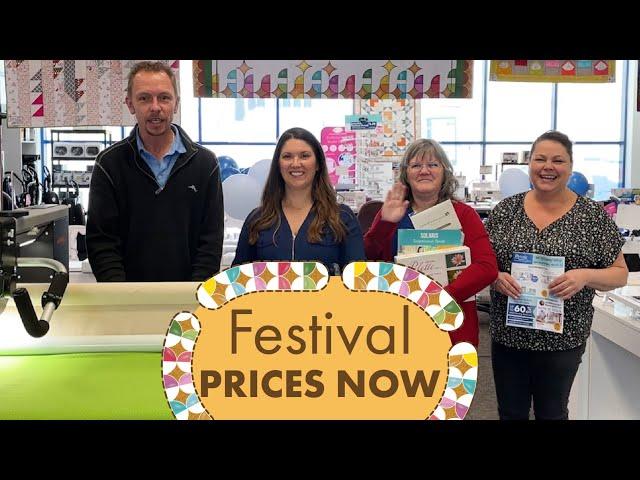 Quilt, Craft & Sewing Festival Prices Start NOW!