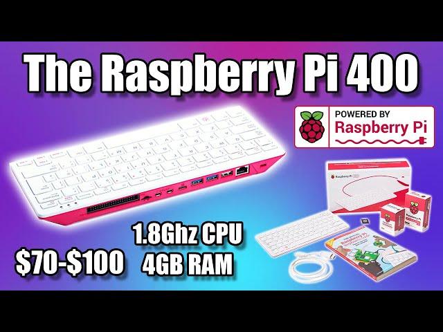 The New Raspberry Pi 400 Looks Amazing! Official Raspberry Pi Personal Computer Just Announced!