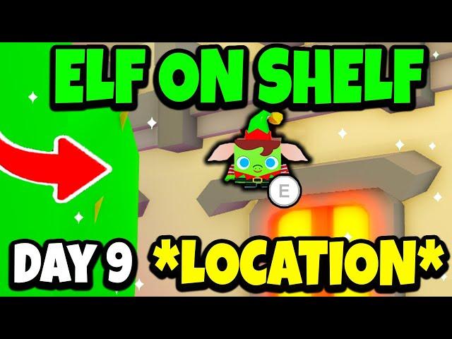 (DAY 9)ELF ON THE SHELF LOCATION IN PET SIMULATOR 99! (ROBLOX) - CHRISTMAS EVENT!!