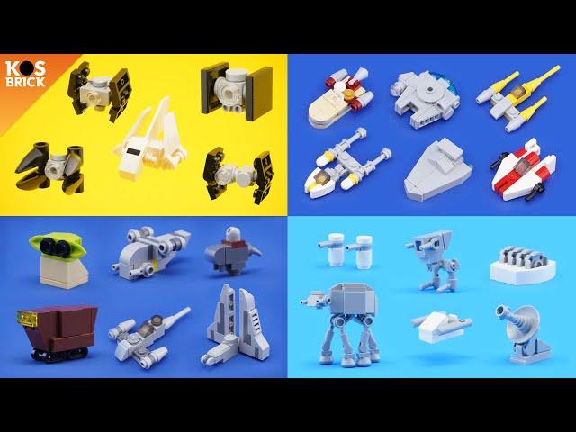 Lego Star Wars Mini Vehicles - Compilation 1 (Tutorial)