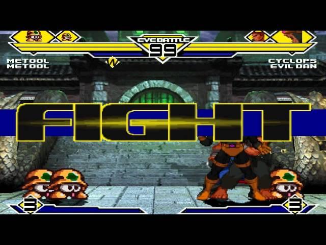 SS MUGEN Arcade Runs - Metool army playthrough