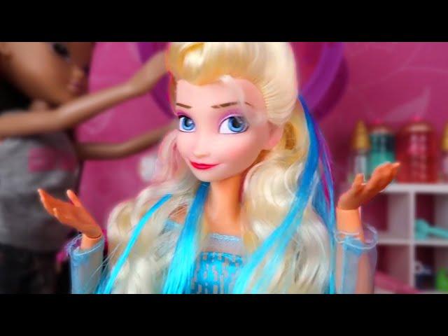 Beauty Salon for Elsa and Anna Frozen ️  Disney Princesses