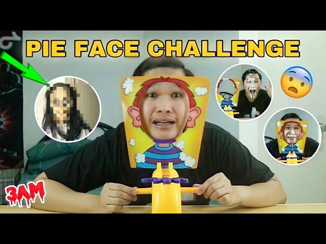 PIE FACE CHALLENGE!!! May nakita sa Camera (SCARY)