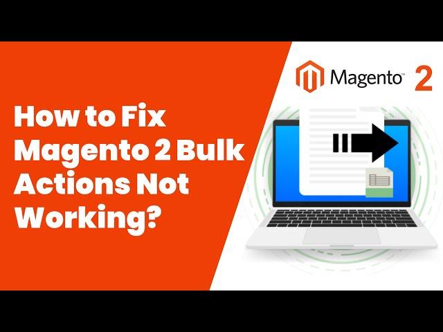 How to Fix Magento 2 Bulk Actions Not Working | Magento Tutorial