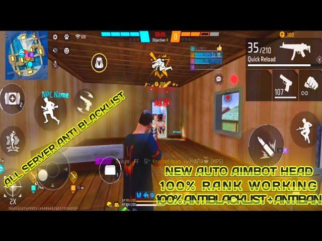 Ob47 Headshot + NPC Name | Free Fire Anti Blacklist Rank Working Aimbot + Aimlock Data Config File