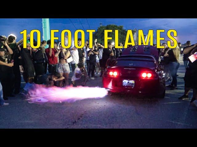 TOYOTA SUPRA DOMINATES ALL | LOUD 2 STEP ANTI LAG BATTLES at Clean Culture (2JZ, 350Z, GOLF, CIVIC)