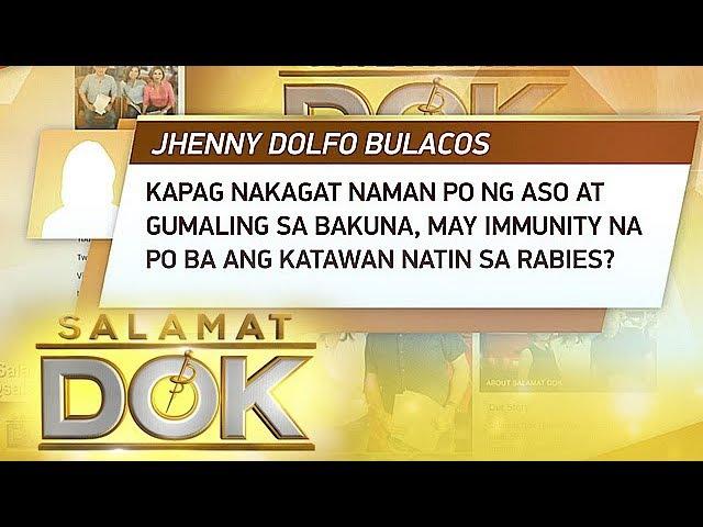 Salamat Dok: Dr. Ferdinand de Guzman answers questions about rabies