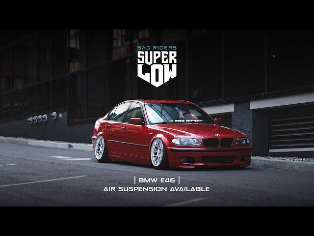 Bagged BMW E46 | Super Low Air Suspension by Bag Riders