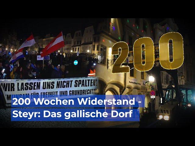 Unbeugsamer Widerstand: 200. Spaziergang in Steyr