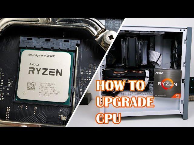 How To Upgrade Your CPU Step By Step | AMD Ryzen CPU Installation 2022