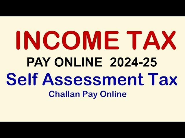 Income Tax Payment Online | How to Pay Income Tax Online | Income Tax Challan Pay Online |Online Tax