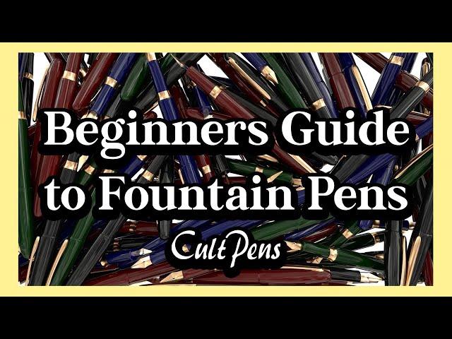 So you want to buy a fountain pen...