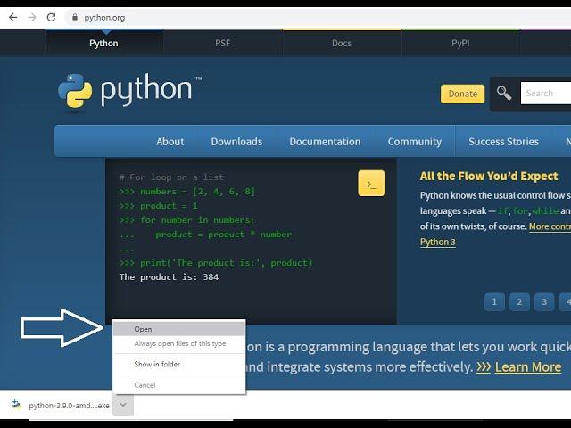 Installing Python 3.9.1 In Windows 10