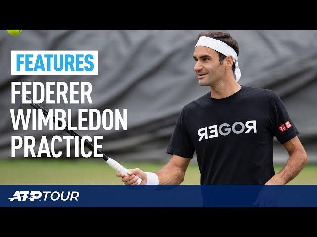 WIMBLEDON | Extended Roger Federer Practice Session 2019