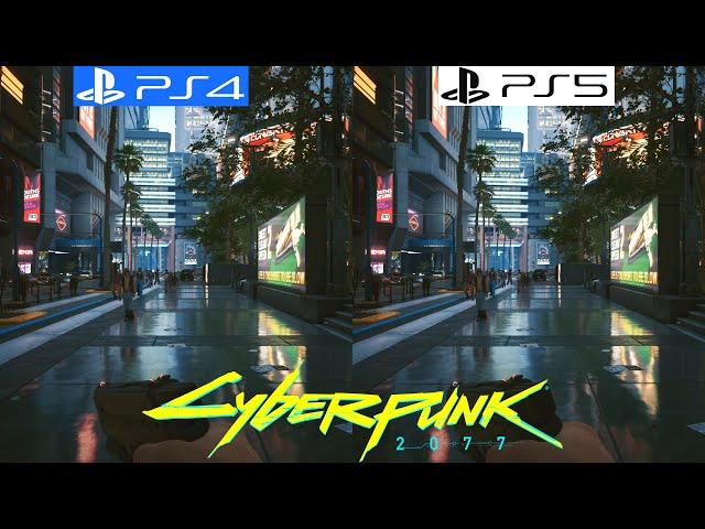 Cyberpunk 2077 PS4 vs PS5 - Patch 2.12 - Graphics Comparison - Framerate - 4K - Loading Times 60FPS