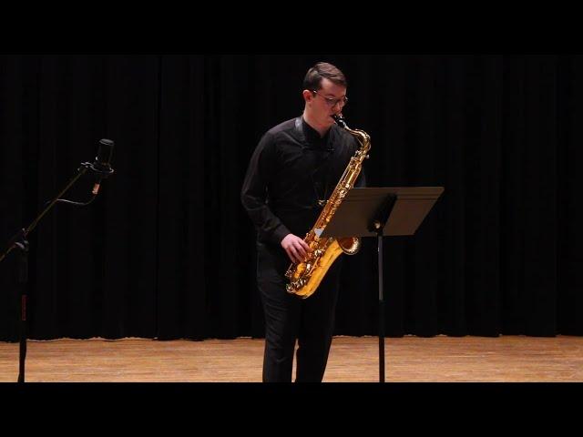 Pranav Ranjit - "Light seeps through a sheltered cove" for solo tenor saxophone (second performance)