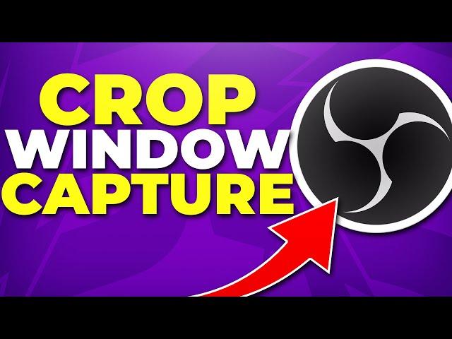 How to Crop Window Capture in OBS Studio