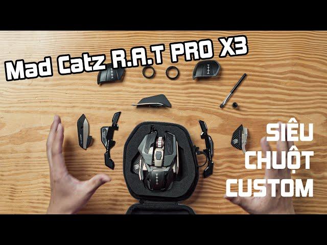 Đánh giá Madcatz Rat X3 Extreme Edition, chuột gaming cao cấp nhất, khả năng custom cực kì đa dạng