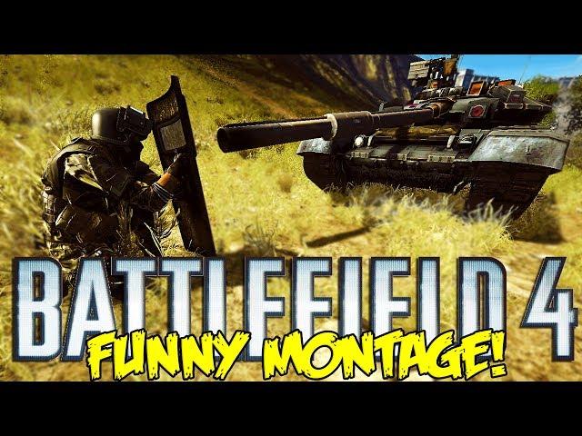 Battlefield 4 Funny Montage! Riot Shield vs Tank, MLG Revenge & More (BF4 Funny Moments)