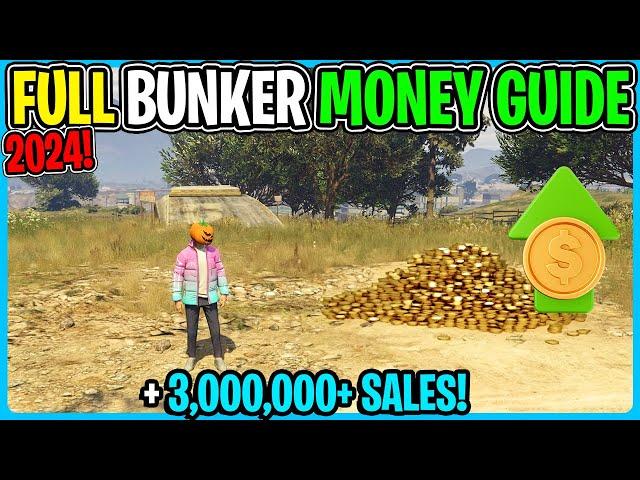 *2024* FULL BUNKER MONEY GUIDE! (EASY GTA ONLINE BUNKER GUIDE)