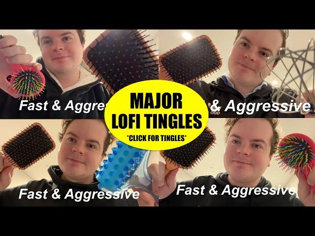 Fast & Aggressive ASMR Intense triggers *MAJOR LOFI TINGLES*