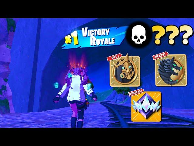 High Elimination Unreal Ranked Solo Zero Build Win Gameplay (Fortnite Chapter 5 Season 2)