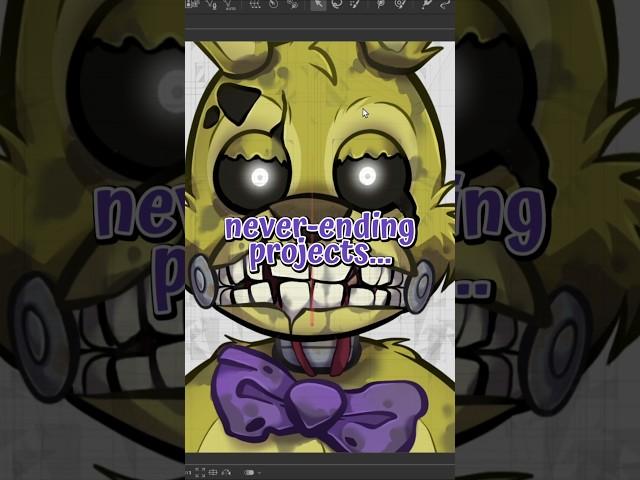 my two biggest unfinished projects ‍#wip #animation #moho #live2d #vtuber #springtrap #fnaf #ocs