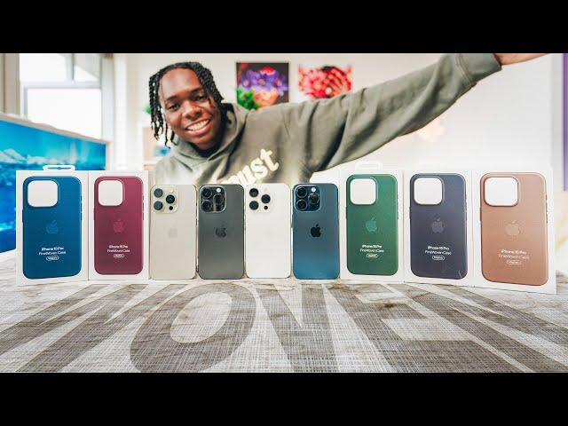 Testing Out All iPhone 15 Pro Woven Cases With All iPhone 15 Pro Colors