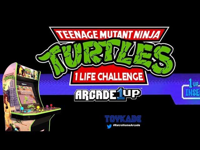 Arcade1UP Official TMNT #1LifeChallenge. Can you beat Scott Bachrach's 33 high score?