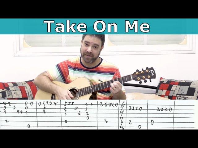 Fingerstyle Tutorial: Take On Me (FULL Arrangement) -- Guitar Lesson w/ TAB